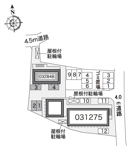 ★手数料０円★伊丹市北伊丹　月極駐車場（LP）